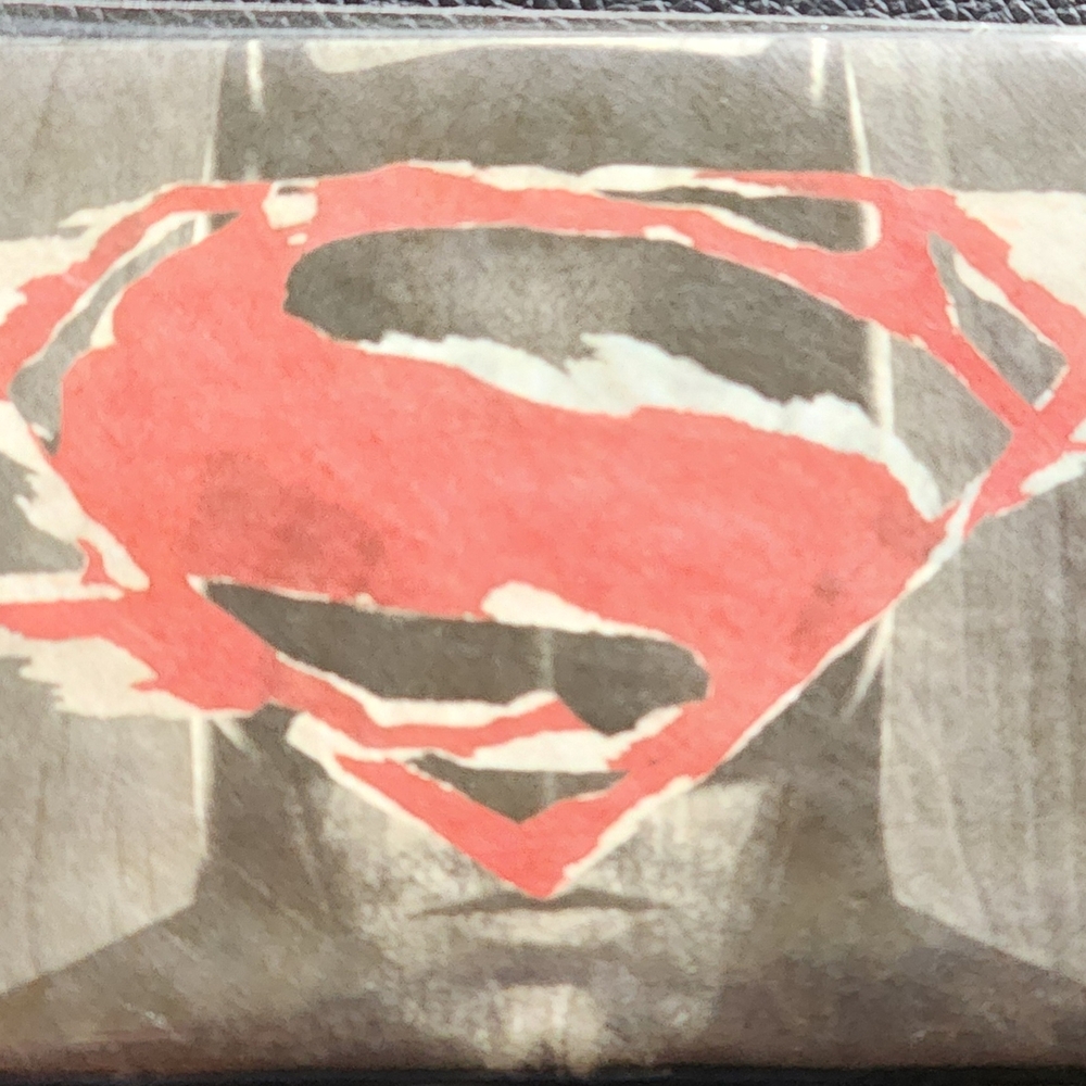Loot Crate Superman Wallet - Red and Gray